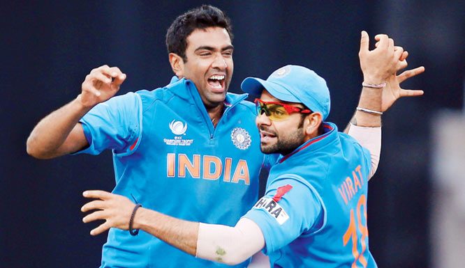 अभ्यास मैच : विराट और अश्विन ने दी भारत को मजबूती virat ashwin