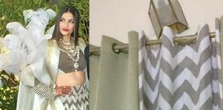 sonam kapoor curtain dress pic