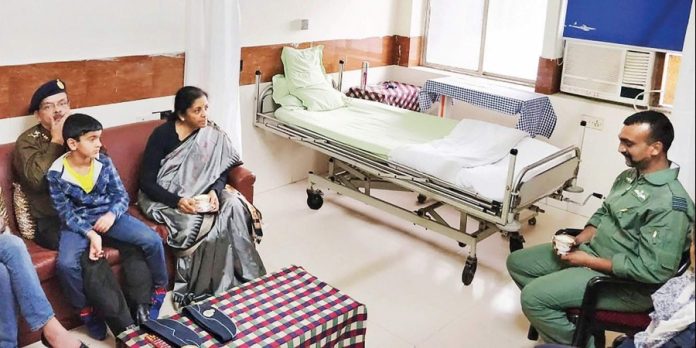 wing commander abhinandan in rr hospital